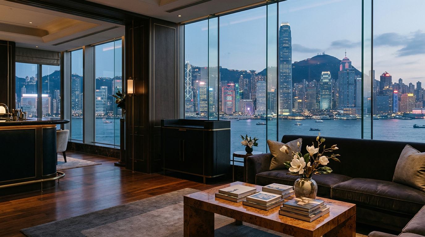 Exterior view of The HKGTA Town Club in Central, Hong Kong, showcasing its private club facilities.