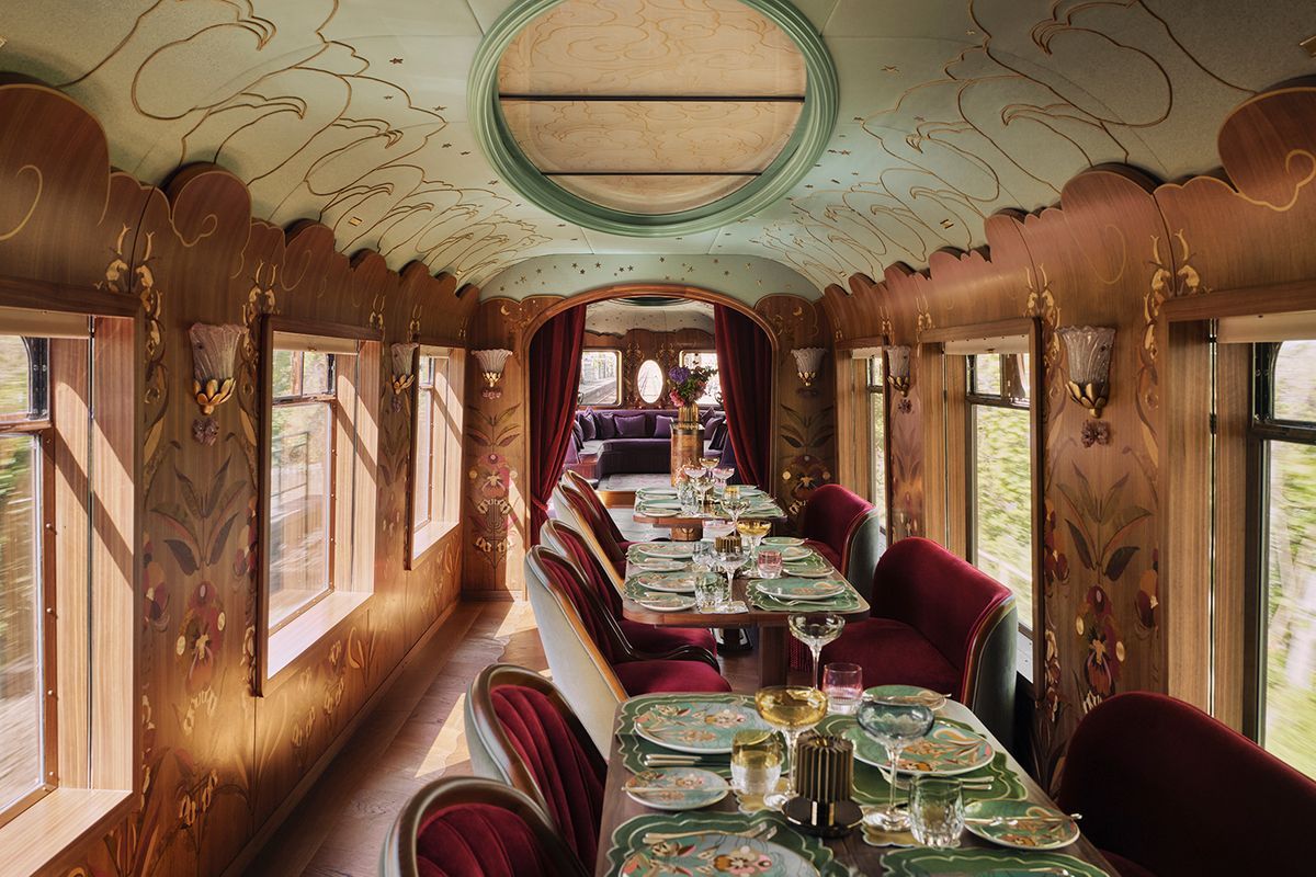 Inside Belmond’s lavish new train carriage in England - Travel News - delicious.com.au