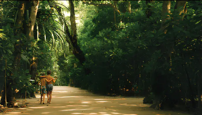 Soneva's new 'Bare Luxury' brand campaign visual, likely showing a natural, serene setting or elements of mindful living.