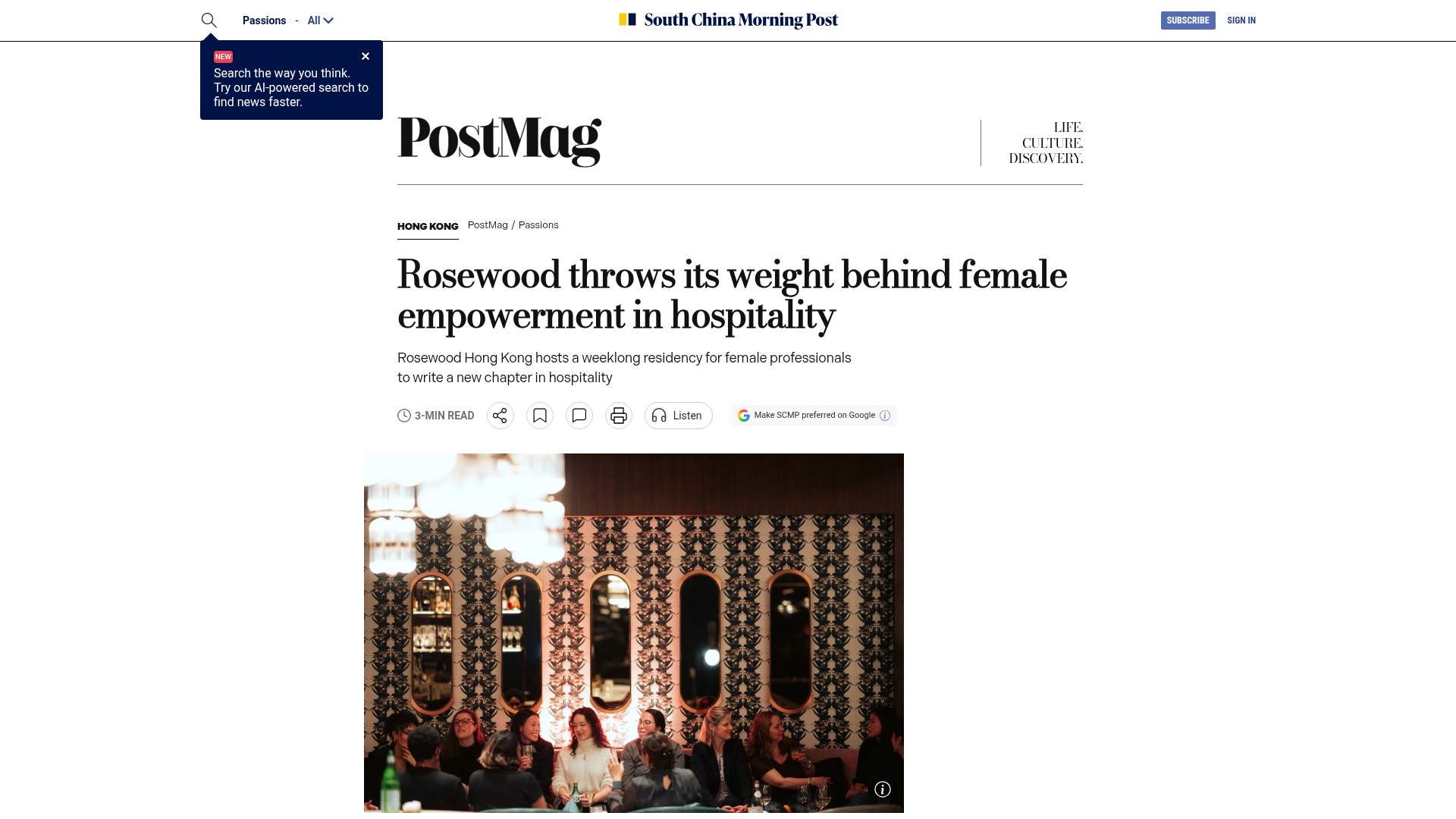 Rosewood throws its weight behind female empowerment in hospitality | South China Morning Post