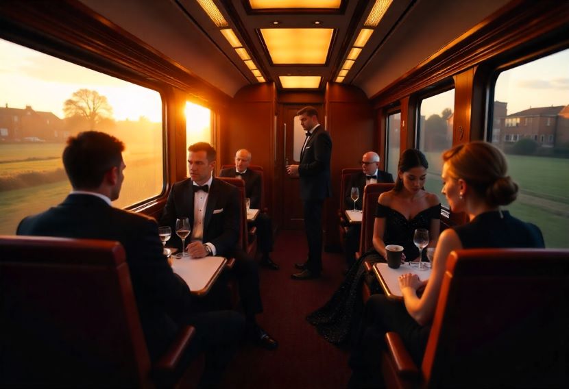 United Kingdom’s British Pullman Sets a New Standard for Luxury a Belmond Rail Travel with Celia a Cinematic Dining Carriage Designed by Baz Luhrmann - Travel And Tour World